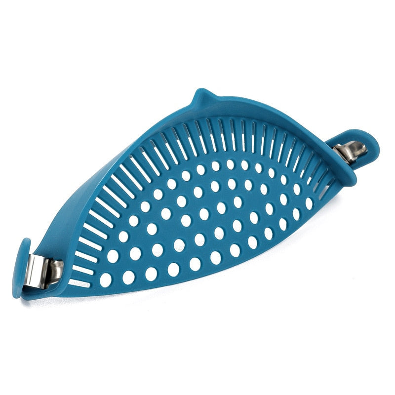 SILICONE KITCHEN STRAINER CLIP