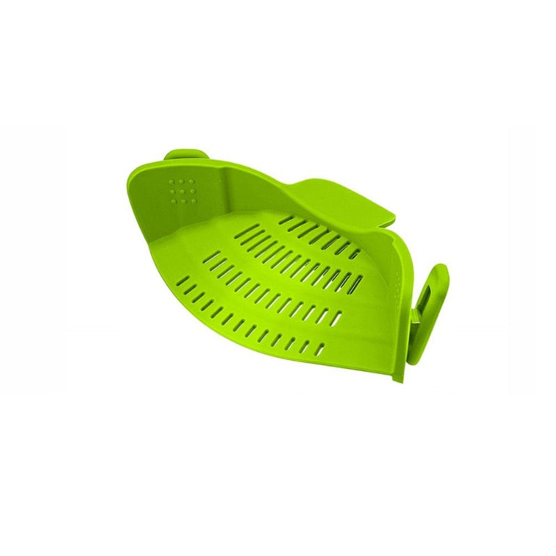 SILICONE KITCHEN STRAINER CLIP