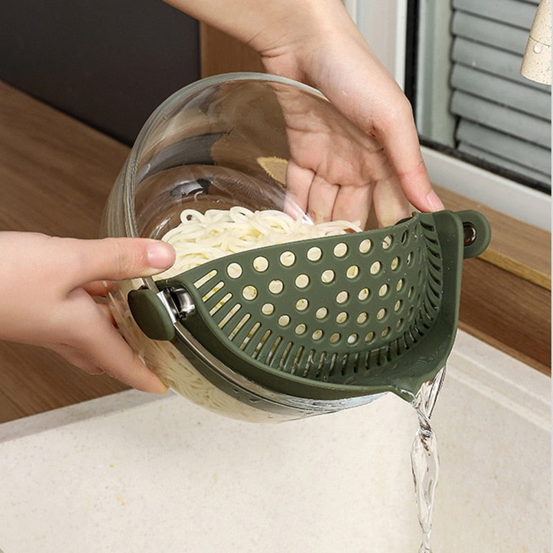 SILICONE KITCHEN STRAINER CLIP