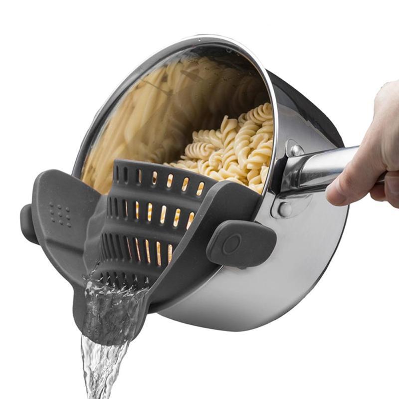 SILICONE KITCHEN STRAINER CLIP