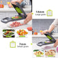 Vegetable Cutter Grater Carrot Potato Peeler Onion Chopper Kitchen Fruit Food 9 in 1 Gadgets Vegetable Slicer Multi Machine